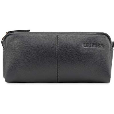 LEABAGS Trousse en Cuir I Grande Trousse en Cuir véritable I Trousse à Crayons pour Le Travail, l'université, l'école I Trousse à Crayons I Gris Nappa - Publicité LEABAGS Trousse en Cuir I Grande Trousse en Cuir véritable I Trousse à Crayons pour Le Travail, l'université, l'école I Trousse à Crayons I Gris Nappa - Publicité