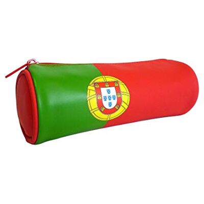 Viquel Trousse Scolaire avec Le Drapeau du Portugal Matière Soft Fermeture Zippée World - Publicité Viquel Trousse Scolaire avec Le Drapeau du Portugal Matière Soft Fermeture Zippée World - Publicité
