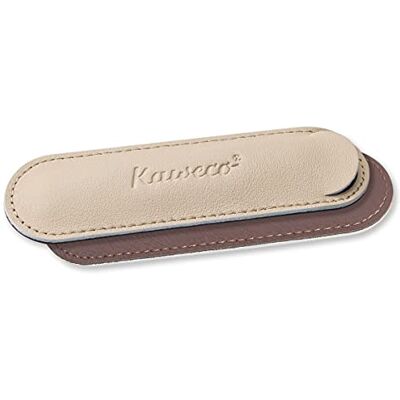 Kaweco Eco 1 étui en Cuir Creamy Espresso I Étui à Crayons adapté à la série Sport I Étui d'écriture en Cuir véritable avec Beau gaufrage I Trousse Chic et Classique I Étui à Crayons 12 x 3,5 cm - Publicité Kaweco Eco 1 étui en Cuir Creamy Espresso I Étui à Crayons adapté à la série Sport I Étui d'écriture en Cuir véritable avec Beau gaufrage I Trousse Chic et Classique I Étui à Crayons 12 x 3,5 cm - Publicité
