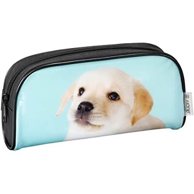 Viquel Trousse Scolaire Zoo Face Enfant Trousse Chien 1 Compartiment Fermeture zippée 20x10x4cm Bleu - Publicité Viquel Trousse Scolaire Zoo Face Enfant Trousse Chien 1 Compartiment Fermeture zippée 20x10x4cm Bleu - Publicité