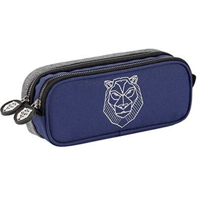 Viquel Trousse Scolaire 2 Compartiments Origami Lion - Publicité Viquel Trousse Scolaire 2 Compartiments Origami Lion - Publicité