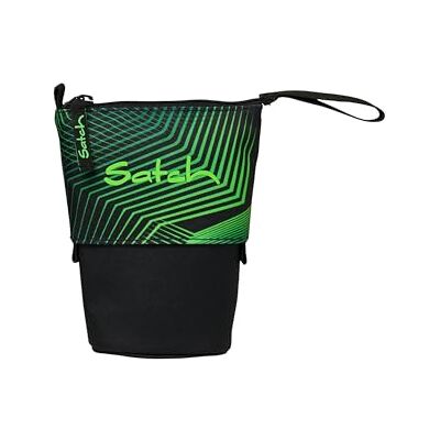 Satch Pencil Slider extra large avec compartiment séparateur, compartiment zippé, porte-stylo, équerre, fenêtre de visualisation pour emploi du temps, Taille unique pour tous - Publicité Satch Pencil Slider extra large avec compartiment séparateur, compartiment zippé, porte-stylo, équerre, fenêtre de visualisation pour emploi du temps, Taille unique pour tous - Publicité