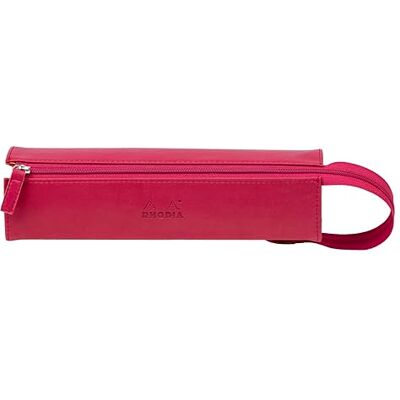 Trousse Rhodiarama en simil cuir italien 23x5x5cm - Framboise - Lot de 2 - Publicité Trousse Rhodiarama en simil cuir italien 23x5x5cm - Framboise - Lot de 2 - Publicité