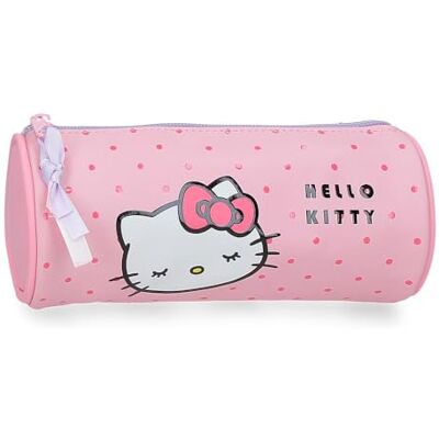 Sanrio Hello Kitty Bows Estuche Redondo Rose 20x8,5x8,5 cm PVC - Publicité Sanrio Hello Kitty Bows Estuche Redondo Rose 20x8,5x8,5 cm PVC - Publicité