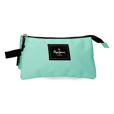 Pepe Jeans Aris Trousse Triple Vert 22 x 12 x 5 cm Polyester, vert, Talla única, Trousse triple - Publicité Pepe Jeans Aris Trousse Triple Vert 22 x 12 x 5 cm Polyester, vert, Talla única, Trousse triple - Publicité