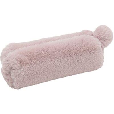WEDO – 24274009 – Trousse « Moelleuse » – avec Boule de Fourrure – Peluche en Polyester Rose - Publicité WEDO – 24274009 – Trousse « Moelleuse » – avec Boule de Fourrure – Peluche en Polyester Rose - Publicité