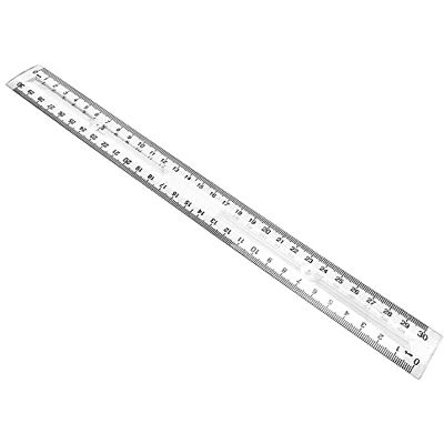 Waytex 931200 Règle 30 cm Transparente Règle plate double graduation cm pour bureau école et loisirs créatifs - Publicité Waytex 931200 Règle 30 cm Transparente Règle plate double graduation cm pour bureau école et loisirs créatifs - Publicité