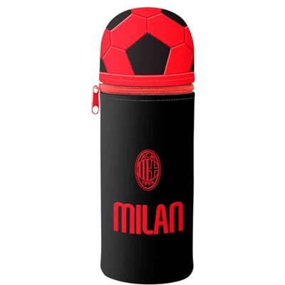 Seven Trousse d'école AC Milan pour garçons en Silicone Souple, Enfant, garçon, Football, Produit Officiel, idée Cadeau - Publicité Seven Trousse d'école AC Milan pour garçons en Silicone Souple, Enfant, garçon, Football, Produit Officiel, idée Cadeau - Publicité