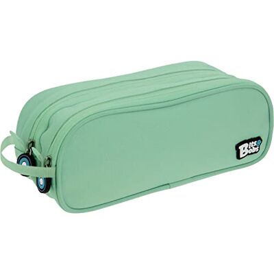 Grafoplás Trousse Scolaire Double Mint 24,5 x 9,5 cm Bits&Bobs Couleurs Soft, Menthe Soft, 24,5x9,5cm, Scolaire - Publicité Grafoplás Trousse Scolaire Double Mint 24,5 x 9,5 cm Bits&Bobs Couleurs Soft, Menthe Soft, 24,5x9,5cm, Scolaire - Publicité