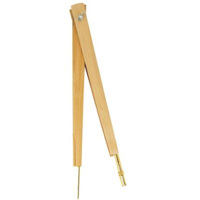 JPC Compas à pointe bois 40 cm Ecole - Publicité JPC Compas à pointe bois 40 cm Ecole - Publicité