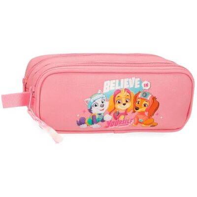 Joumma Paw Patrol La Pat' Patrouille Believe in Yourself Trousse Double Rose 23 x 9 x 7 cm Polyester 1,45 L, Rose, Talla única, Trousse Double - Publicité Joumma Paw Patrol La Pat' Patrouille Believe in Yourself Trousse Double Rose 23 x 9 x 7 cm Polyester 1,45 L, Rose, Talla única, Trousse Double - Publicité