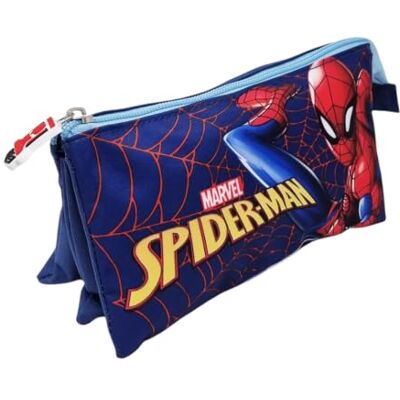 Marvel Stor Trousse Spiderman pour l'école à 3 compartiments 22 x 2 cm Fermeture éclair - Publicité Marvel Stor Trousse Spiderman pour l'école à 3 compartiments 22 x 2 cm Fermeture éclair - Publicité