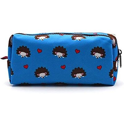 LParkin Trousse en toile avec motif hérisson Grande capacité Pour crayons, maquillage, cosmétiques, gadgets - Publicité LParkin Trousse en toile avec motif hérisson Grande capacité Pour crayons, maquillage, cosmétiques, gadgets - Publicité