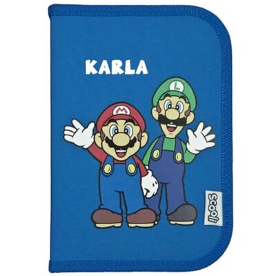 Undercover Super Mario trousse pour garçon Personnalisable avec nom Remplie de stylos Trousse d’école primaire (bleu roi), Taille unique - Publicité Undercover Super Mario trousse pour garçon Personnalisable avec nom Remplie de stylos Trousse d’école primaire (bleu roi), Taille unique - Publicité