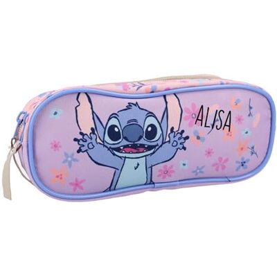 Vadobag Trousse personnalisée Stitch avec nom Trousse à crayons pour fille Cadeau pour rentrée scolaire et anniversaire d'enfant - Publicité Vadobag Trousse personnalisée Stitch avec nom Trousse à crayons pour fille Cadeau pour rentrée scolaire et anniversaire d'enfant - Publicité