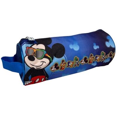 CARTOON Trousse d'école ronde avec poignée d'école de papeterie, organisateur de crayons de couleur, Mickey, Organisateur de sac - Publicité CARTOON Trousse d'école ronde avec poignée d'école de papeterie, organisateur de crayons de couleur, Mickey, Organisateur de sac - Publicité