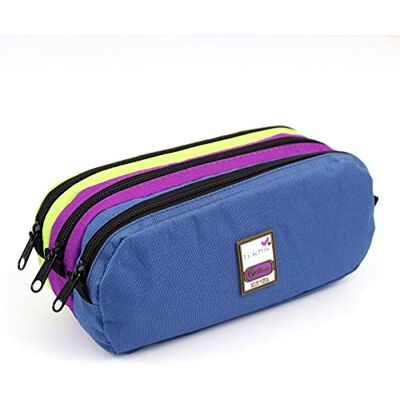 Viquel Trousse Scolaire 3 Compartiments Grande Capacité TRIZIP - Publicité Viquel Trousse Scolaire 3 Compartiments Grande Capacité TRIZIP - Publicité
