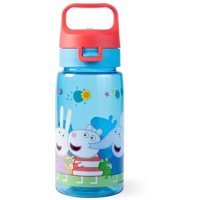 p:os Peppa Pig Gourde pour enfants, 500 ml, anti-fuite, petite bouteille parfaite pour la maternelle, l'aire de jeux ou la maison, pour garçons et filles, bleue - Publicité p:os Peppa Pig Gourde pour enfants, 500 ml, anti-fuite, petite bouteille parfaite pour la maternelle, l'aire de jeux ou la maison, pour garçons et filles, bleue - Publicité