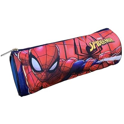 CARTOON Tombolino, trousse scolaire ronde, école, papeterie, organisateur de crayons, couleurs, bleu, 22 x 8 x 8 cm, Spiderman (3) - Publicité CARTOON Tombolino, trousse scolaire ronde, école, papeterie, organisateur de crayons, couleurs, bleu, 22 x 8 x 8 cm, Spiderman (3) - Publicité