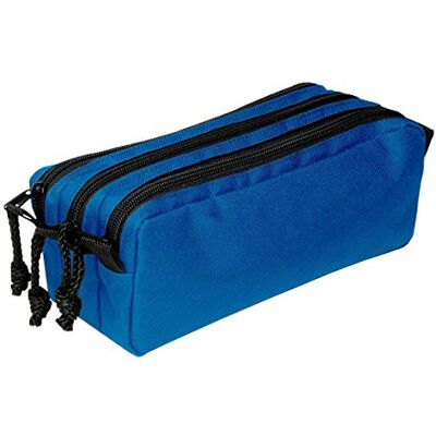 Viquel Trousse Scolaire Teknik Bleu pour Enfants en Polyester 600D Résistant 3 Compartiments - Publicité Viquel Trousse Scolaire Teknik Bleu pour Enfants en Polyester 600D Résistant 3 Compartiments - Publicité