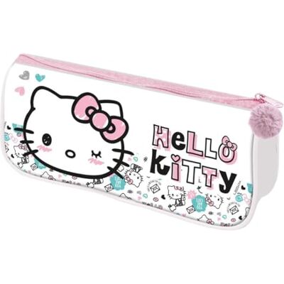 Pyramid International Trousse Hello Kitty Insta Cuteness pour enfants et amateurs de Hello Kitty – Design élégant et durable, assez spacieuse pour ranger tous vos essentiels scolaires, y compris les crayons, stylos, gommes - Publicité Pyramid International Trousse Hello Kitty Insta Cuteness pour enfants et amateurs de Hello Kitty – Design élégant et durable, assez spacieuse pour ranger tous vos essentiels scolaires, y compris les crayons, stylos, gommes - Publicité