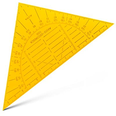 Aristo Equerre géométrique 14cm Règle flexible incassable orange - Publicité Aristo Equerre géométrique 14cm Règle flexible incassable orange - Publicité
