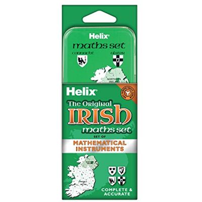 Helix B09000 Boîte en étain Idéal pour les cours de mathématiques Motif Irlande - Publicité Helix B09000 Boîte en étain Idéal pour les cours de mathématiques Motif Irlande - Publicité