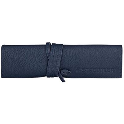 Staedtler Pen Case Leather Leather Pencil Case Navy 900LC-NA - Publicité Staedtler Pen Case Leather Leather Pencil Case Navy 900LC-NA - Publicité