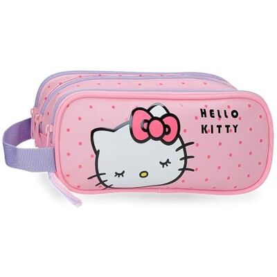 Sanrio Hello Kitty Bows Estuche Triple Rose 22x10x9 cm PVC - Publicité Sanrio Hello Kitty Bows Estuche Triple Rose 22x10x9 cm PVC - Publicité