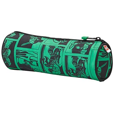 Lego® Ninjago® Étui à Rabat avec Compartiment Central et Fermeture éclair Centrale, Vert, Trousse Tombolino - Publicité Lego® Ninjago® Étui à Rabat avec Compartiment Central et Fermeture éclair Centrale, Vert, Trousse Tombolino - Publicité