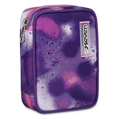 Seven Trousse école Speed Pad, violet fuchsia, Bubble Street, porte-stylo Mono compartiment avec planches amovibles et stylets, crayons, couleurs, accessoires sac à dos, élémentaires, moyennes, fille, - Publicité Seven Trousse école Speed Pad, violet fuchsia, Bubble Street, porte-stylo Mono compartiment avec planches amovibles et stylets, crayons, couleurs, accessoires sac à dos, élémentaires, moyennes, fille, - Publicité