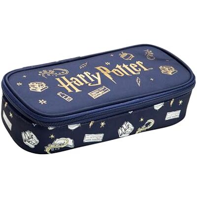 Undercover Trousse Harry Potter, Bleu marine avec motifs dorés, 22,5 x 12 x 7 cm, pour l'école et le bureau, Trousse scolaire - Publicité Undercover Trousse Harry Potter, Bleu marine avec motifs dorés, 22,5 x 12 x 7 cm, pour l'école et le bureau, Trousse scolaire - Publicité