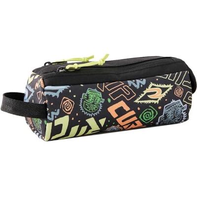 Rip Curl Trousse Scolaire garçon 2 Compartiments imprimé Noir/Multicolore Polyester recyclé Toutes Classes dès Le CP - Publicité Rip Curl Trousse Scolaire garçon 2 Compartiments imprimé Noir/Multicolore Polyester recyclé Toutes Classes dès Le CP - Publicité