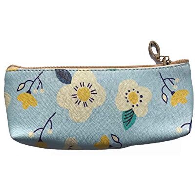 Novago Trousse à Crayons, Petite Pochette Trousse Maquillage,Trousse Multi Usage avec Motif Fleur (Bleu Jaune) - Publicité Novago Trousse à Crayons, Petite Pochette Trousse Maquillage,Trousse Multi Usage avec Motif Fleur (Bleu Jaune) - Publicité