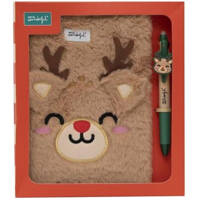 Mr. Wonderful – Set Cahier de notes + Stylo Multicolore Papeterie originale, Idée cadeau – Bureau et École – Organisation quotidienne – Format A5 Mouton - Publicité Mr. Wonderful – Set Cahier de notes + Stylo Multicolore Papeterie originale, Idée cadeau – Bureau et École – Organisation quotidienne – Format A5 Mouton - Publicité