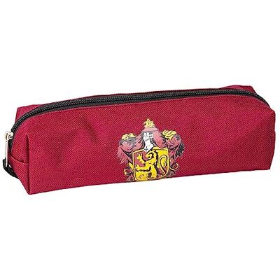 Trousse Fourre-tout Harry Potter Rouge et Jaune 20x5x5 cm Trousse en Polyester Fermeture Éclair Motif Gryffondor Produit Original Conçu en Espagne - Publicité Trousse Fourre-tout Harry Potter Rouge et Jaune 20x5x5 cm Trousse en Polyester Fermeture Éclair Motif Gryffondor Produit Original Conçu en Espagne - Publicité