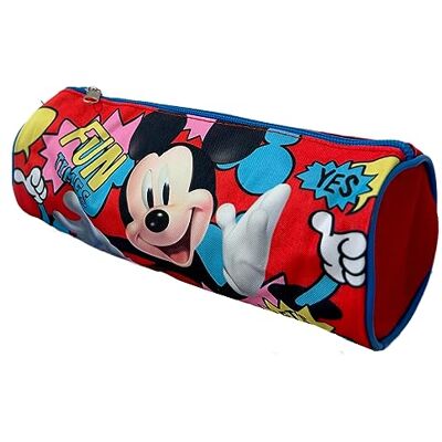 CARTOON Tombolino, trousse scolaire ronde, école, papeterie, organisateur de crayons, couleurs, rouge, 22 x 8 x 8 cm, Mickey (3) - Publicité CARTOON Tombolino, trousse scolaire ronde, école, papeterie, organisateur de crayons, couleurs, rouge, 22 x 8 x 8 cm, Mickey (3) - Publicité