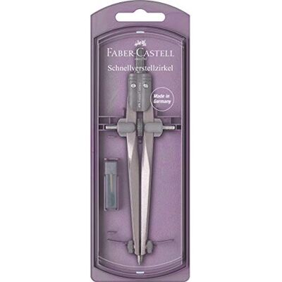 Faber-Castell 174500 Stream 2019 Compas à réglage rapide - Publicité Faber-Castell 174500 Stream 2019 Compas à réglage rapide - Publicité