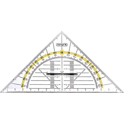 herlitz Petit triangle géométrique avec poignée, 1 pièce dans un emballage transparent - Publicité herlitz Petit triangle géométrique avec poignée, 1 pièce dans un emballage transparent - Publicité