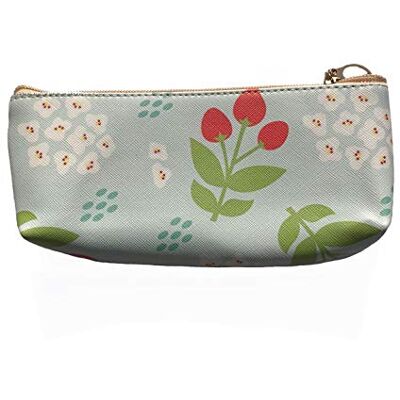 Novago Trousse à Crayons,Petite Pochette Trousse Maquillage,Trousse Multi Usage avec Motif Fleur (Bleu Rouge) - Publicité Novago Trousse à Crayons,Petite Pochette Trousse Maquillage,Trousse Multi Usage avec Motif Fleur (Bleu Rouge) - Publicité