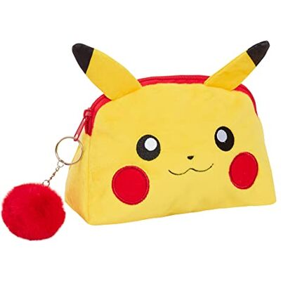 Trousse de toilette Pokémon Pikachu en peluche Trousse de maquillage Trousse de toilette Trousse à crayons, jaune, Taille unique, Trousse de maquillage - Publicité Trousse de toilette Pokémon Pikachu en peluche Trousse de maquillage Trousse de toilette Trousse à crayons, jaune, Taille unique, Trousse de maquillage - Publicité
