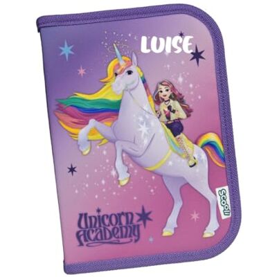 Undercover Trousse personnalisée Unicorn Academy avec nom, trousse licorne, trousse d'école, trousse pour filles, enfants, article de fan, cadeau de rentrée des classes, Trousse Licorne Academy violet - Publicité Undercover Trousse personnalisée Unicorn Academy avec nom, trousse licorne, trousse d'école, trousse pour filles, enfants, article de fan, cadeau de rentrée des classes, Trousse Licorne Academy violet - Publicité