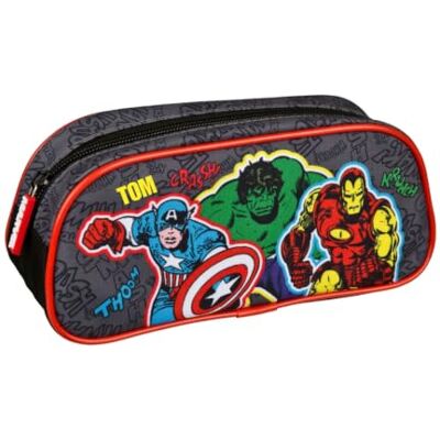 Undercover Trousse Avengers pour garçon Personnalisée avec nom Trousse de super-héros avec contenu de stylos Trousse d'école primaire pour enfants, Trousse Avengers noire, Einheitsgröße, Trousse - Publicité Undercover Trousse Avengers pour garçon Personnalisée avec nom Trousse de super-héros avec contenu de stylos Trousse d'école primaire pour enfants, Trousse Avengers noire, Einheitsgröße, Trousse - Publicité