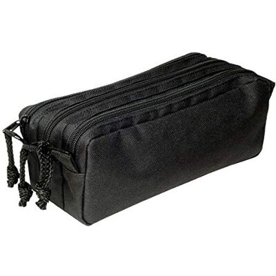 Viquel Trousse Scolaire 3 Compartiments Grande Capacité Noir - Publicité Viquel Trousse Scolaire 3 Compartiments Grande Capacité Noir - Publicité