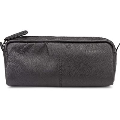 LEABAGS Étui à Crayons en Cuir Grand étui à stylos en Cuir véritable Trousse à Crayons pour Le Travail, l'université et l'école Étui à Crayons Étui à stylos Étui en Cuir Nappa Noir, Nappa - Publicité LEABAGS Étui à Crayons en Cuir Grand étui à stylos en Cuir véritable Trousse à Crayons pour Le Travail, l'université et l'école Étui à Crayons Étui à stylos Étui en Cuir Nappa Noir, Nappa - Publicité