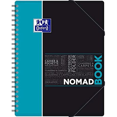 Oxford NomadBook Cahier Spirale A4+ 24 x 32 cm Grands Carreaux Seyès 160 Pages Couleur aléatoire - Publicité Oxford NomadBook Cahier Spirale A4+ 24 x 32 cm Grands Carreaux Seyès 160 Pages Couleur aléatoire - Publicité