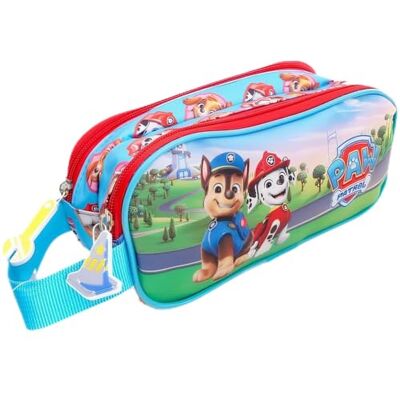 Paw Patrol Trousse à crayons double compartiment pour l'école et la maternelle pour enfants 22 x 9 x 8 cm Chiots - Publicité Paw Patrol Trousse à crayons double compartiment pour l'école et la maternelle pour enfants 22 x 9 x 8 cm Chiots - Publicité