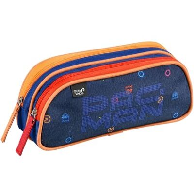QUO VADIS Trousse scolaire Pac man Néon - Publicité QUO VADIS Trousse scolaire Pac man Néon - Publicité