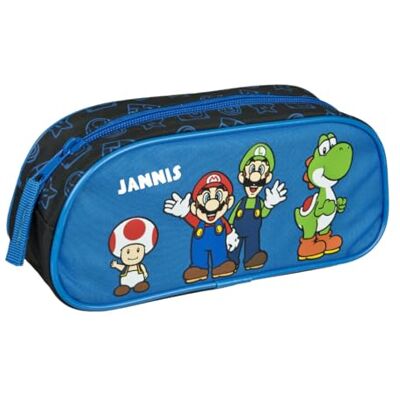 Undercover trousse Super Mario pour garçon Personnalisable avec nom Remplie avec contenu à stylos Trousse d'école primaire pour enfants, Bleu roi, 22,5 x 9,5 x 9 cm - Publicité Undercover trousse Super Mario pour garçon Personnalisable avec nom Remplie avec contenu à stylos Trousse d'école primaire pour enfants, Bleu roi, 22,5 x 9,5 x 9 cm - Publicité