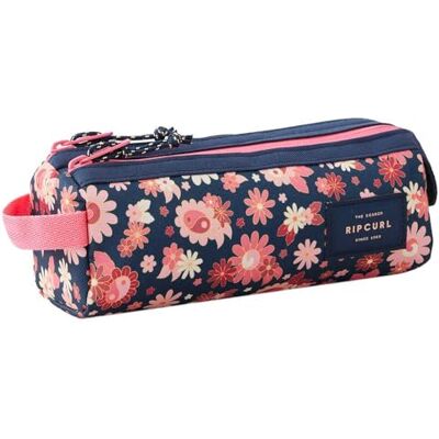Rip Curl Trousse Scolaire Fille 2 Compartiments imprimé Marine/Rose Polyester recyclé Toutes Classes dès Le CP - Publicité Rip Curl Trousse Scolaire Fille 2 Compartiments imprimé Marine/Rose Polyester recyclé Toutes Classes dès Le CP - Publicité